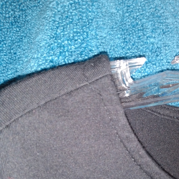 🔴 SALE Michael Kors Black Tee with Drawstring Sleeves - Picture 6 of 8